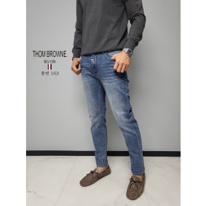 THOM BROWNE 톰브라운 화이트 라벨 청바지 (163)