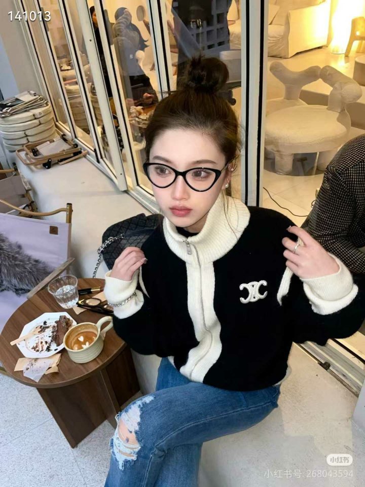 ●9월 판매 6위● CELINE 셀린느 로고 집업
