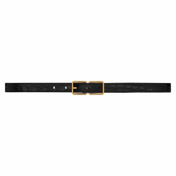 SAINT LAURENT 생로랑 크로커다일 엠보 가죽 더블 버클 협벨트 732557 (20mm)