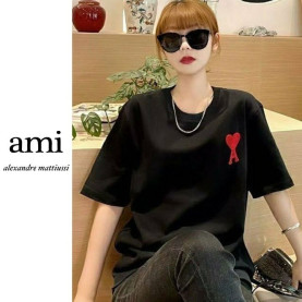 ●9월 판매 9위● AMI 아미 모노컬러 빅하트 반팔 2COLOR