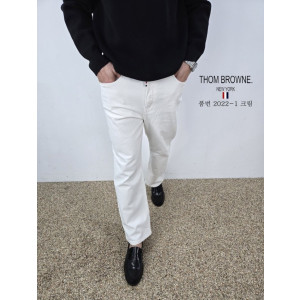 THOM BROWNE 톰브라운 세미 일자 청바지