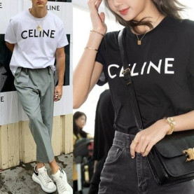 ●9월 판매 10위● CELINE 셀린느 영문로고 반팔