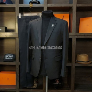 CHROME HEARTS 크롬하츠 크로스 카라 메탈스터드 슈트 셋트