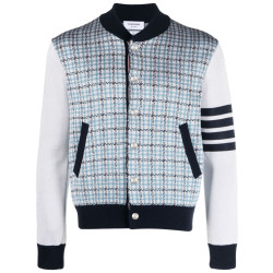 THOM BROWNE 톰브라운 메탈버튼 체크배색 자켓 2COLOR