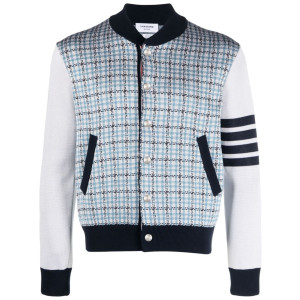 THOM BROWNE 톰브라운 메탈버튼 체크배색 자켓 2COLOR