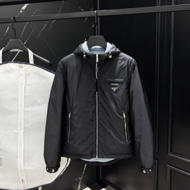 PRADA 프라다 리나일론 윈드 다운 자켓