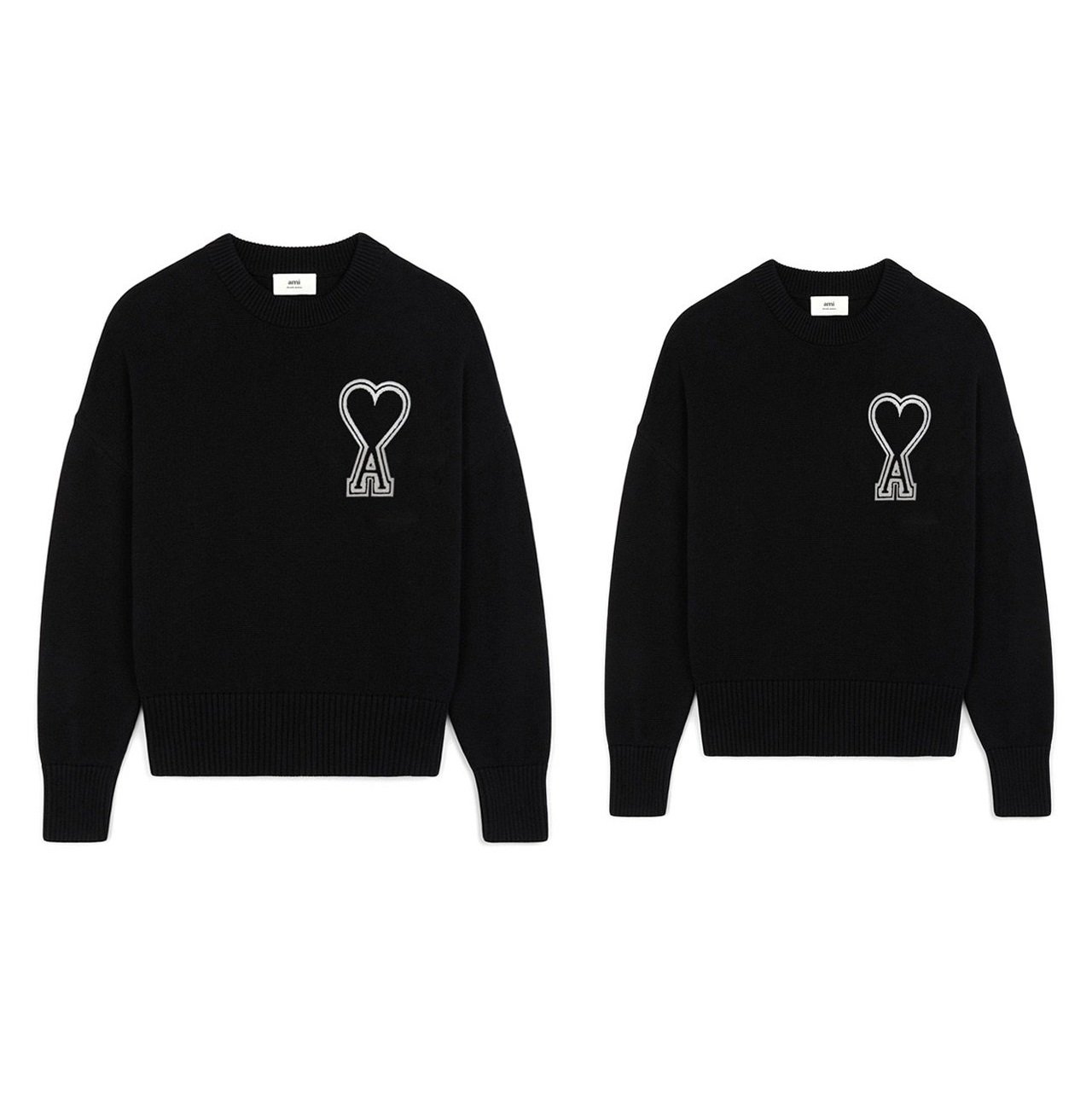 AMI 아미 보플 빅패치 안타르시아 니트