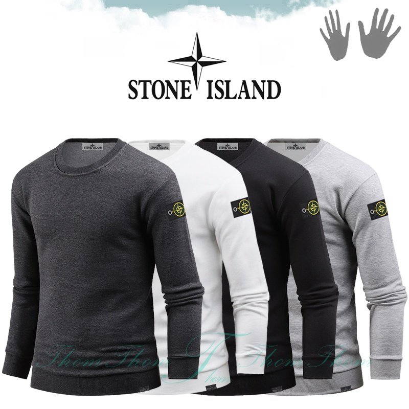STONE ISLAND 스톤아일랜드 틴 시보리 기모 맨투맨