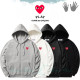 COMME DES GARCONS 꼼데가르송 시보리 기모 후드집업