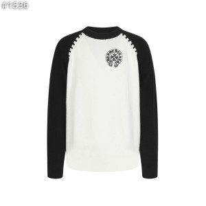 CHROME HEARTS 크롬하츠 홀스슈 배색 나그랑 니트 스웨터