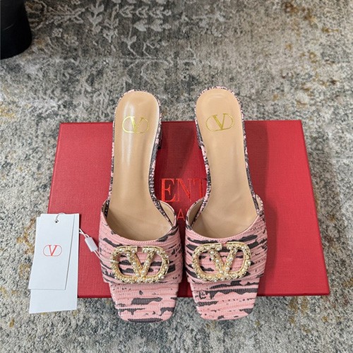 VALENTINO 발렌티노 여성용 슬리퍼 (굽높이6CM) V60645 2COLOR