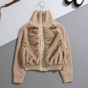 LOROPIANA 로로피아나 렉스퍼 하이넥 니트 자켓