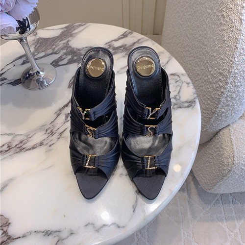 SAINT LAURENT 생로랑 여성용 슬리퍼 (굽높이9CM) Y65959 2COLOR