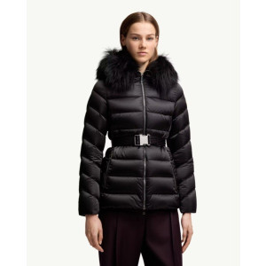 MONCLER 몽클레어 여성 Cupidone 후드 시어링 트리밍 다운재킷