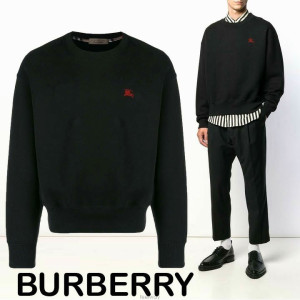 BURBERRY 버버리 홀스 로고 자수 커플 맨투맨