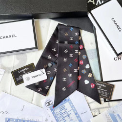 CHANEL 샤넬 러블리 트윌리 실크 스카프