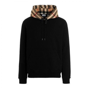 BURBERRY 버버리 F05 체크 코튼 블렌드 후드티 2COLOR