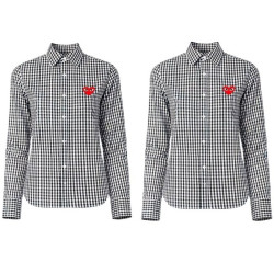 COMME DES GARCONS 꼼데가르송 고방 체크 커플 셔츠