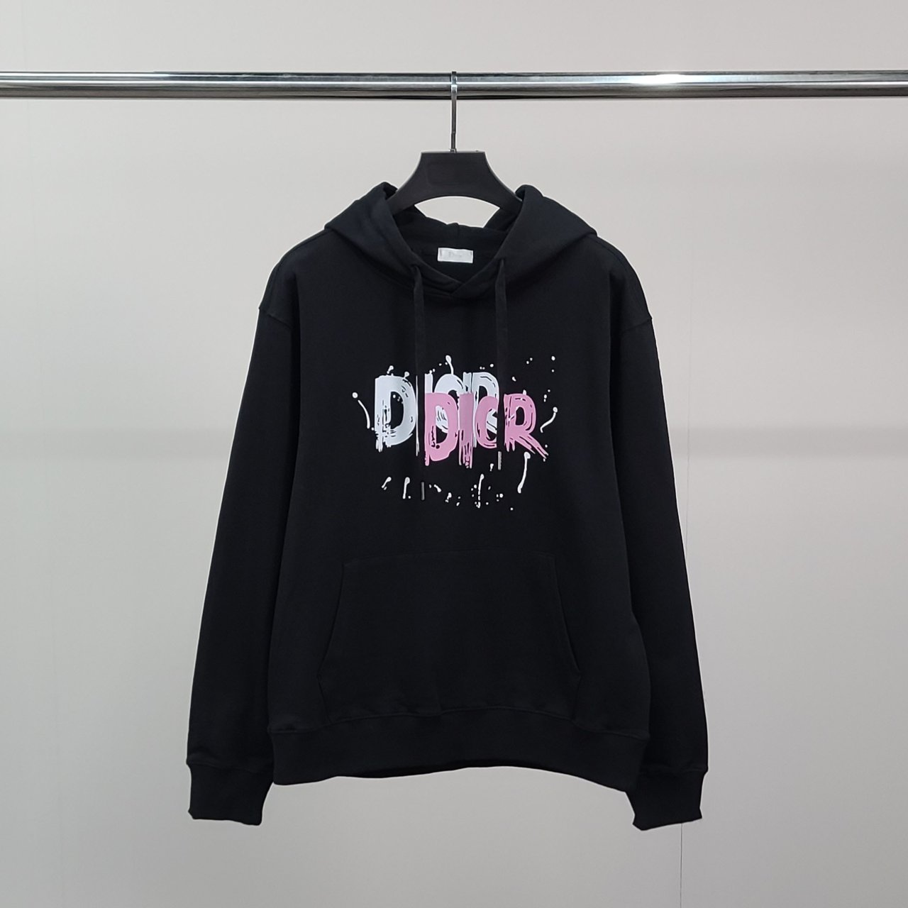 DIOR 디올 페인팅로고 코튼 후드티