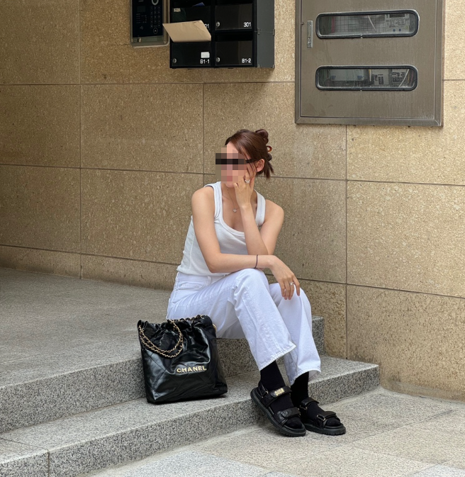 ●실사● 샤넬 22 핸드백