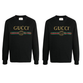 GUCCI 구찌 페이크 로고 커플 맨투맨