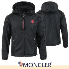 MONCLER 몽클레어 레드 패치 윈드 자켓