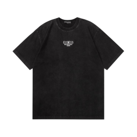 BALENCIAGA 발렌시아가 2318 BB 파리 아이콘 로고 워싱 반팔