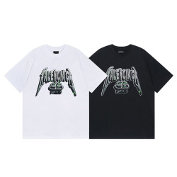 BALENCIAGA 발렌시아가 23106 그래픽 로고 반팔