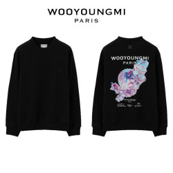 WOOYOUNGMI 우영미 3D 코랄 백로고 맨투맨