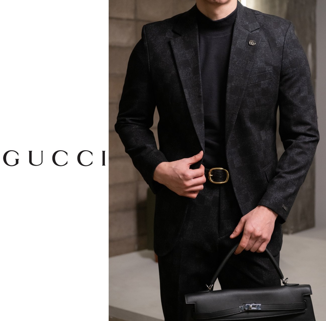 GUCCI 구찌 프리미엄 모노그램 정장 세트 2COLOR
