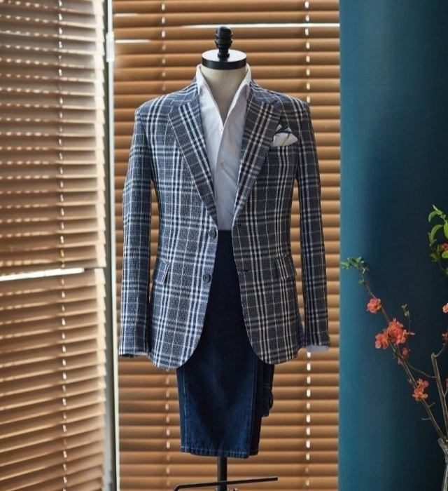 BURBERRY 버버리 시그널투스 시어서커 스포츠 자켓