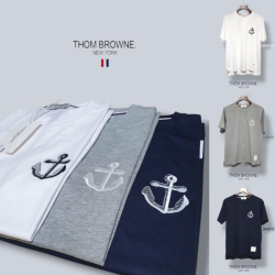 THOM BROWNE 톰브라운 앵커 반팔티