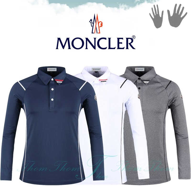 MONCLER 몽클레어 라인 배색 스판 카라