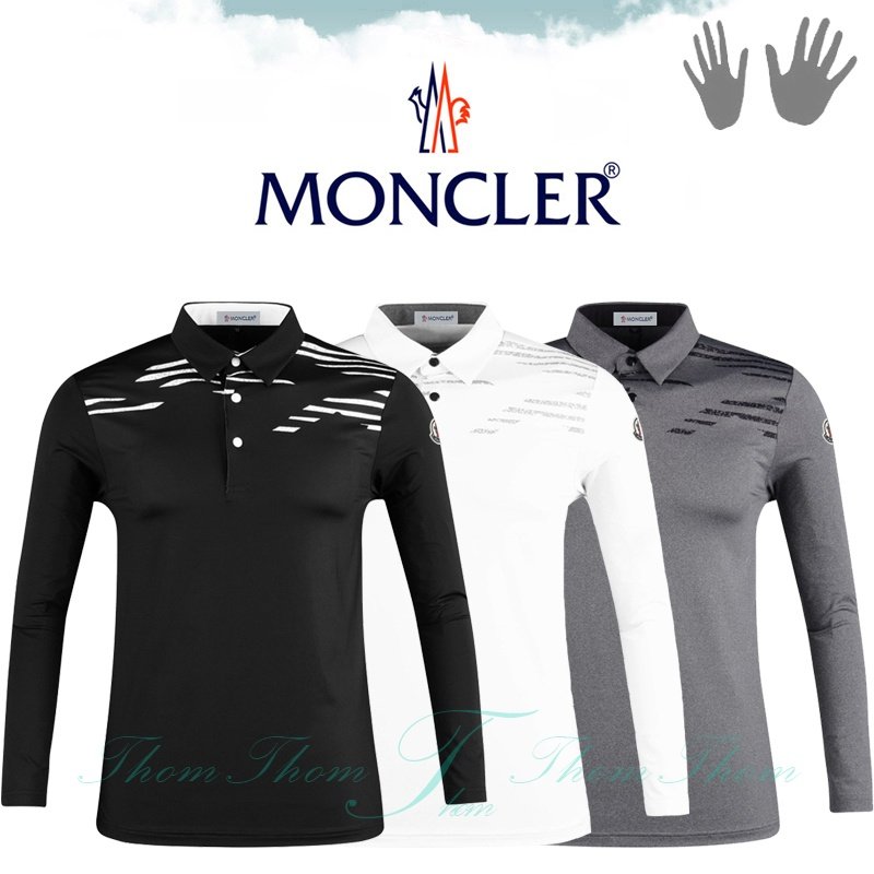 MONCLER 몽클레어 물결 나염 스판 카라