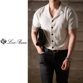 LOROPIANA 로로피아나 로피아 블루넬리 니트반팔 4COLOR