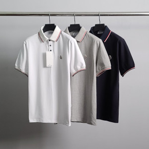 MONCLER 몽클레어 삼선라인 PK 반팔 카라티