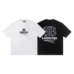 BALENCIAGA 발렌시아가 6348 BB 멀티 아이콘 로고 반팔