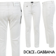 DOLCE & GABBANA 돌체앤가바나 엠보 화이트 슬림 일자진