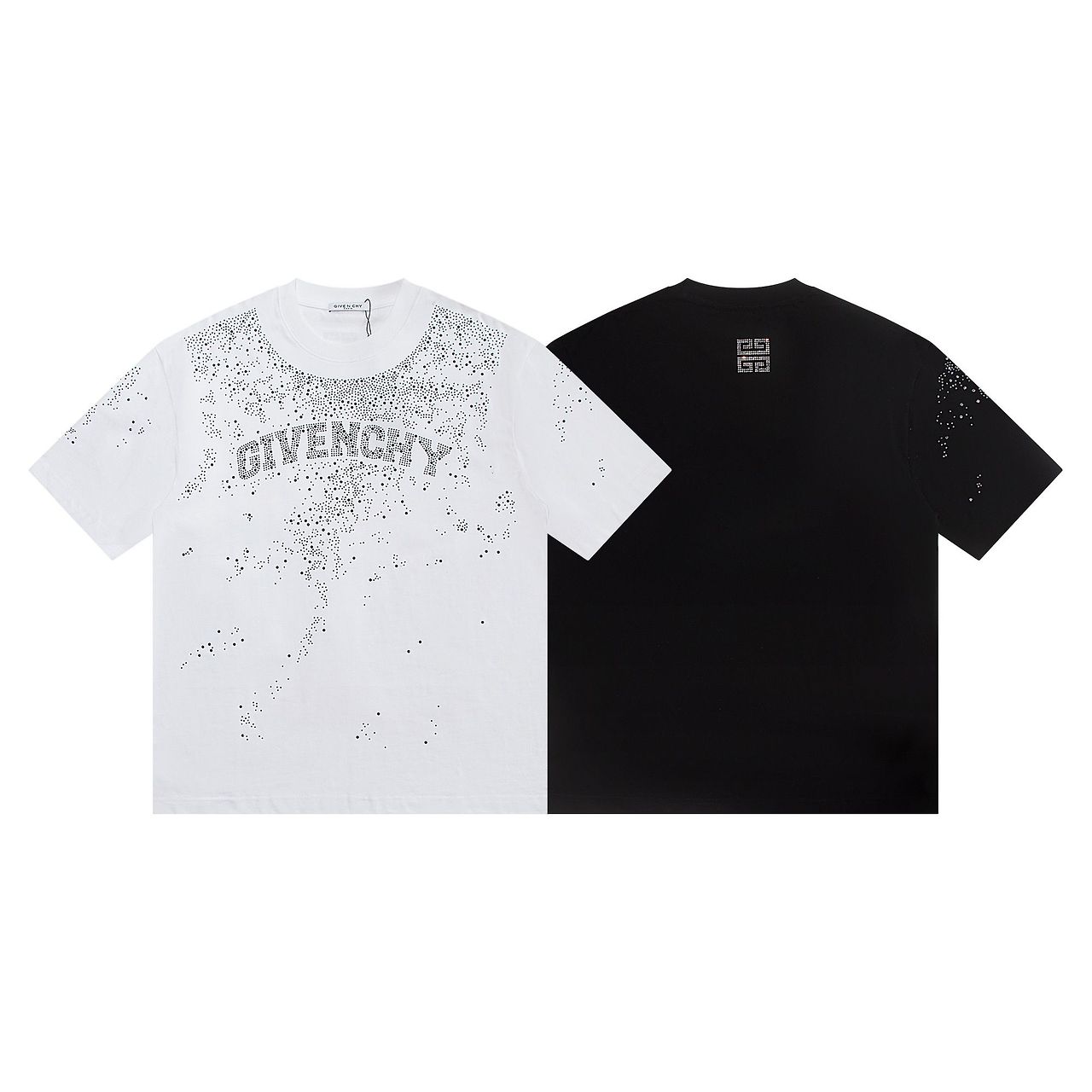 GIVENCHY 지방시 6528 크리스탈 로고 반팔