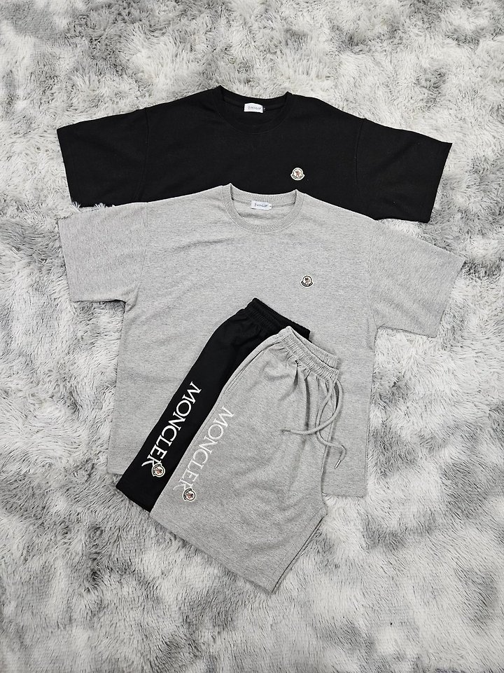 MONCLER 몽클레어 자수 반팔&반바지 세트