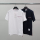 THOM BROWNE 톰브라운 넥삼선 브이넥 반팔티