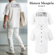 MAISON MARGIELA 메종마르지엘라 백 넘버로고 스티치 오버핏 반팔 NB