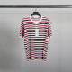 THOM BROWNE 톰브라운 스트라이프 린넨 라운드 니트