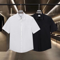 BURBERRY 버버리 64217 톤온톤 기마 로고 반팔 셔츠 2COLOR