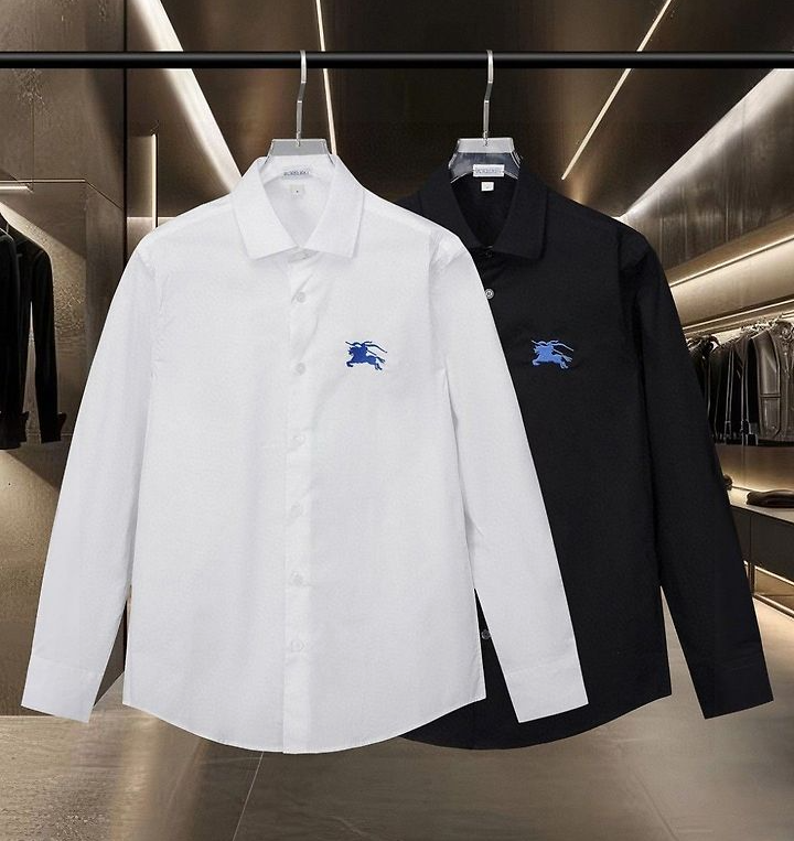 BURBERRY 버버리 64227 기마 자수 로고 셔츠 2COLOR