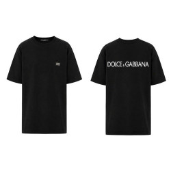 DOLCE & GABBANA 돌체앤가바나 밀라노 플레이트 커플 반팔티