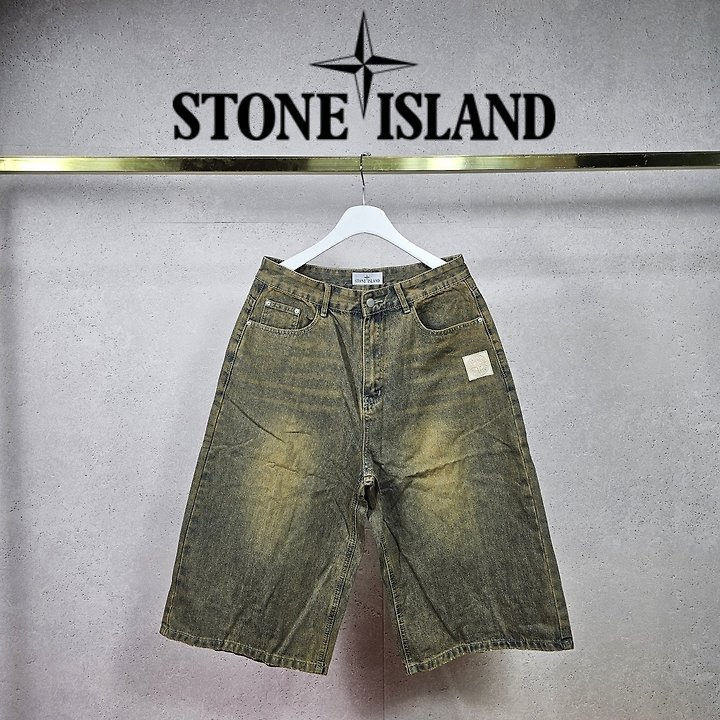 STONE ISLAND 스톤아일랜드 샌디 버뮤다 데님 팬츠 2COLOR