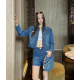 LOUIS VUITTON 루이비통 1028 모노그램 데님 쇼츠