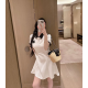 CHANEL 샤넬 1036 CC 로고 배색 원피스 2COLOR