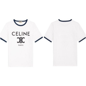 ●월간 판매 18위● CELINE 셀린느 디 에디션 트리오페 링거 반팔티